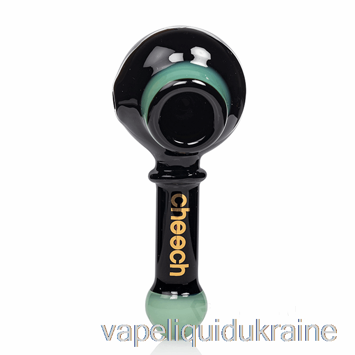 Vape Ukraine Cheech Glass Dual Spoon Pipe Black / Jade